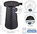 Gttech Folding Stool Portable Folding Camping Stool Retractable Adjustable Plastic Step Stool for Picnics Camping Fishing Hiking BBQ Item Weight 1.25Kg/2.8Lbs Kids Adult Blackthumb 4