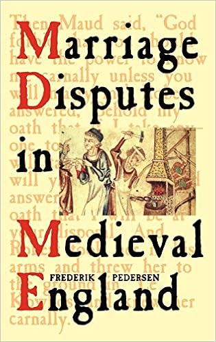 Amazoncom Marriage Disputes In Medieval England -