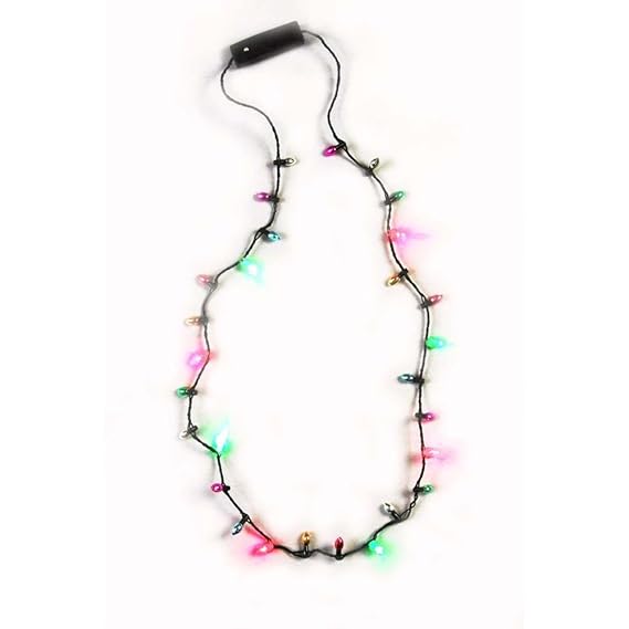 LightUp Christmas Lights Necklace Amazon.co.uk Toys & Games