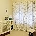 brightmaison Pair of Tree and Bird Pattern Curtains, Each Panel Measures 98
