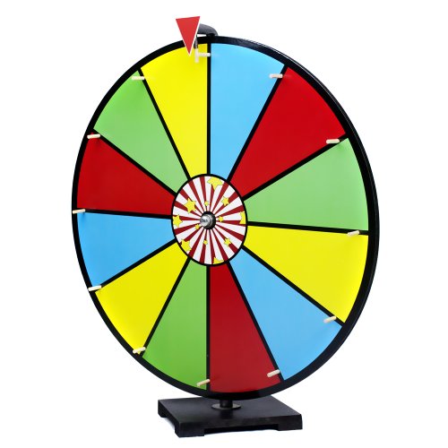 Casino Prize Wheels MIDWAY MONSTERS 24" Classic Spin Win Wheel, 12 Slot