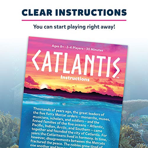 Ravensburger Catlantis The Purrfect CatThemed Card Game Ages 8 & Up