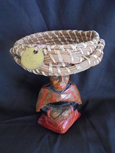Pine Needle Mexican statue BASKET