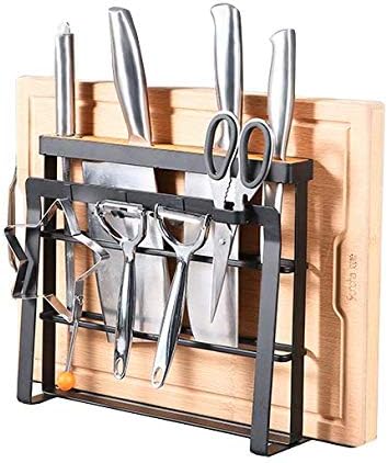 HOLYMOOD Kitchen Houseware Organizer Knife Block Storage Drying Rack Cutting Board Stand Tools Holder Only