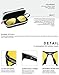 PAERDE Polarized Wayfarer Sunglasses For Men Women Retro UV400 Brand Designer Sun glasses Metal Frame PA07(Night vision-BY)