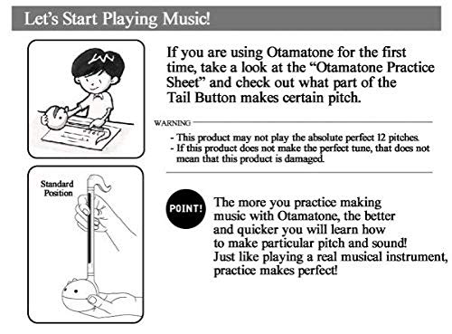 Otamatone [Japanese Edition] Japanese Electronic Musical Instrument Synthesizer by Cube / Maywa Denki from Japan, Black [Set of 2] - Thumbnail 7