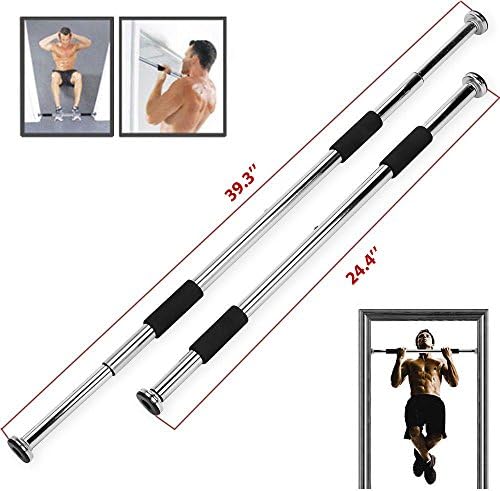 AndyMarket Pull-Up Bar <1&Holds up to 220 lbs> Heavy Duty Chin Up Bar Home Wall Mounted Pull Up Gym Workout Exercise Doorway US
