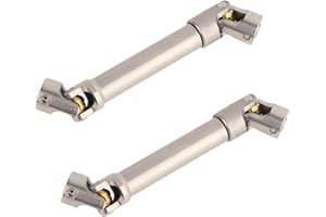 RZXYLRC Aluminium Universal Drive Shaft 90-125 mm Upgrades Accessories for 1/10 RC Crawler TRX4 TRX6 Axial SCX10 II RBX10 RR10 Wraith Capra D90 Redcat GEN8,2PCS