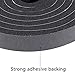 Yotache Door Insulation and Soundproofing Tape 2 Rolls 3/4 Inch Wide X 3/8 Inch Thick, Foam Draft Gasket Tape 10mm Thick and Black, Total 13 Feet Long (2 X 6.5 Ft Each)