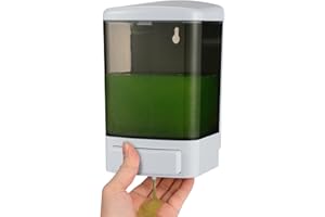 Manual Soap Dispenser 1000ml 34oz Commercial Hand Soap Dispenser Wall Mounted Shampoo Dispenser Bottle Lotion Container for B