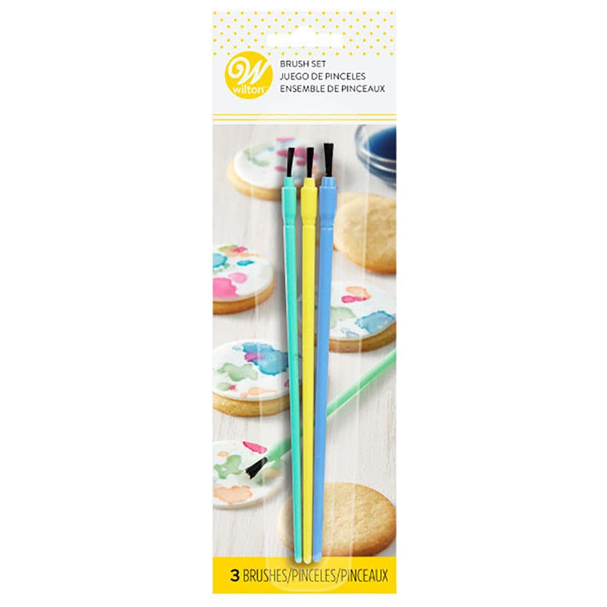 Wilton Decorating Brush Set, Multicolour, 7.31cm x 1cm x 23cm