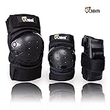 JBM Children / Kids Protective Gear Sports Safety Pad Safe guard Inline Roller Skating Biking Knee Elbow Wrist Support Pad for bicycling and roller skating