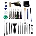 Dxg 34 in 1 Universal Screen Removal Professional Opening Repair Tool Kit Pry Tools Kit and Screwdriver Set for iPhone, Samsung, Huawei, Motorola, Sony, iPad, Tablets and Laptop