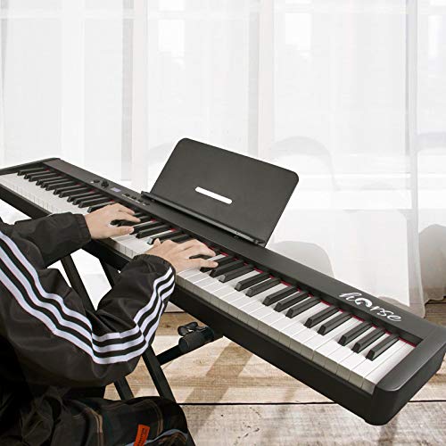 Digital Piano, Horse 88 Keys Electric Keyboard with Fully Weighted