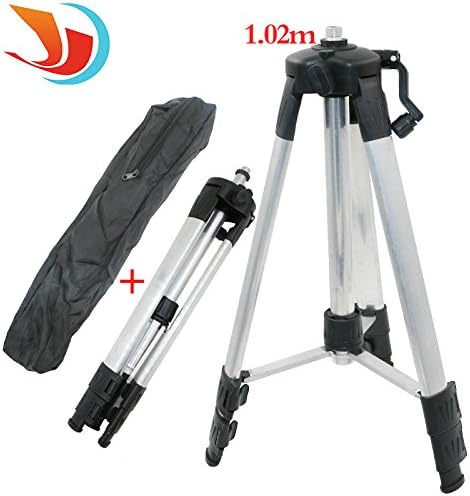 QST Portable 1.02m Adjustable Height Thicken Aluminum Tripod 5/8" Male Threads Laser Level Tripod