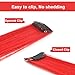 16 Pack Colored Clip in Hair Extensions Hair Wigs Pieces for Women, Synthetic Color Rainbow Tape in Hair Extension Clips, Highlights Straight Pink Red Blue Purple Fake Hair Accessories for Girlsthumb 2