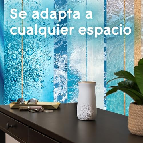 Ambientador Autómatico Sense & Spray Relaxing Zen, con Sensor de Movimiento, Dura Hasta 180 Días, con Aceites Esenciales, Pack 1 Difusor + 3 Recambios