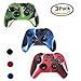 Xbox one Controller Case, YiCutte 3 Pack Combo Silicone Protective Game Controller Case with 4 Thumb Grip Stick Caps for Xbox one (XB-MC)