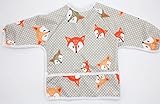 PikaBaby Waterproof Long Sleeved bib with pocket for 6 to 24 months toddlers