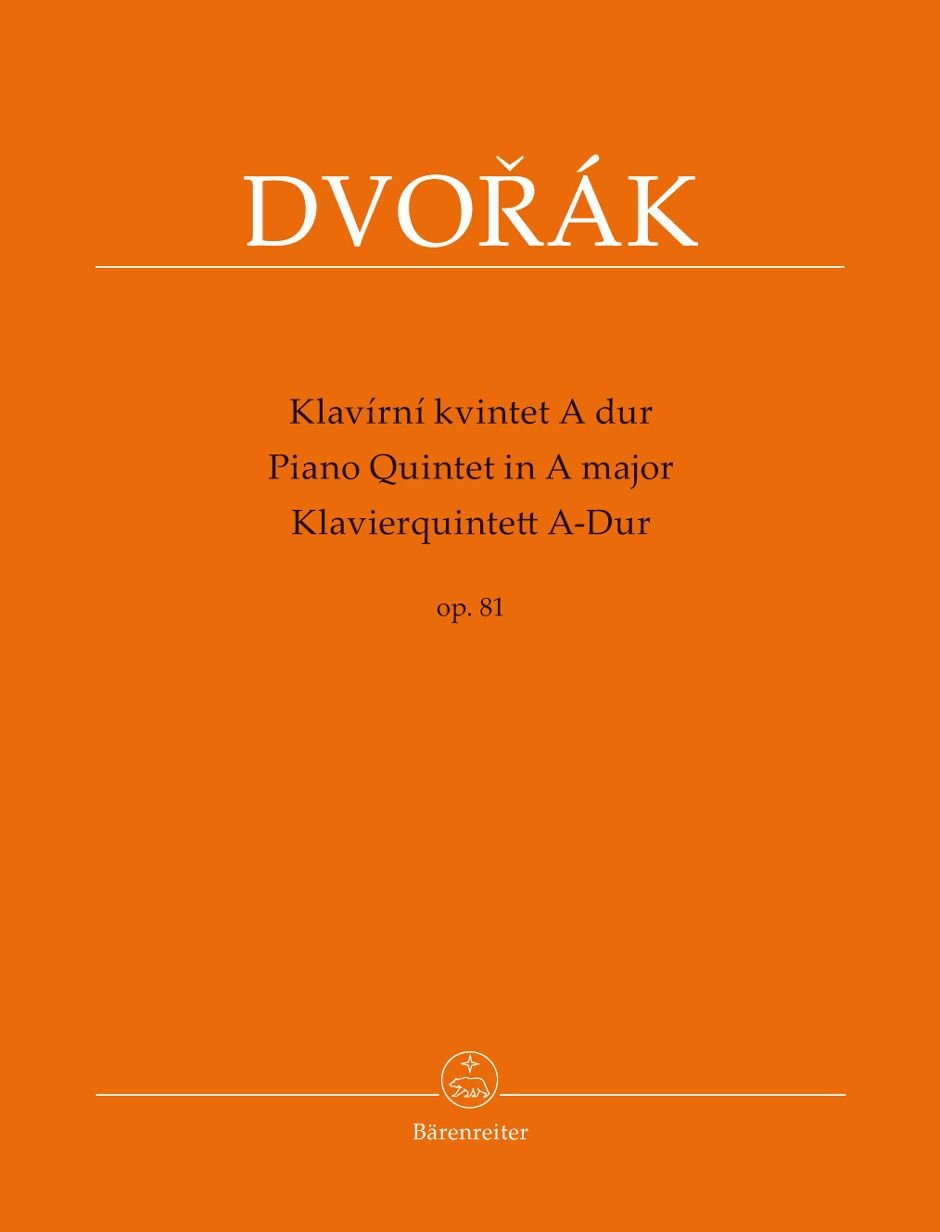 Klavierquintett A-Dur op. 81 (Klavírní kvintet A dur op. 81): Partitur und Stimmen