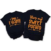MI X TEE Matching Pajamas for Couples, His and Hers Sleepwear Sets | Wife and Husband Sets, Sold Separately, Couples Matching Outfits, His and Hers Matching Outfit