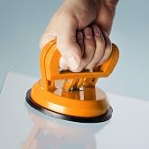 IMT 4.9" Glass Suction Cup Tiles Window Lifter, Power Grip Vacuum Lifter for Glass/Tiles/Mirror/Granite Lifting, Dent Repair Sucker Plate, Double Handle Locking