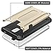 Galaxy S5 Case,Wollony Rugged Hybrid Dual Layer Armor Protective Back Case Shockproof Cover for Galaxy S5 - Heavy Duty - Slim Hard Shell Protection - Impact Resistant Bumper (Gold)
