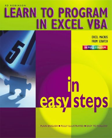 Excel VBA in Easy Steps 0760757321 Book Cover