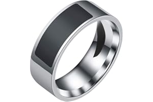 Holibanna NFC Finger Ring Smart ring Wearable Connect Device Rings for smartphone Cell phone- Transparent(6)