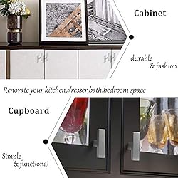 Gobrico Satin Nickel Cabinet Pulls Brushed Nickel