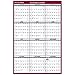 AT-A-GLANCE Erasable Vertical/Horizontal Wall Planner, 24 x 36, Blue/Red, 2018 (PM2628)