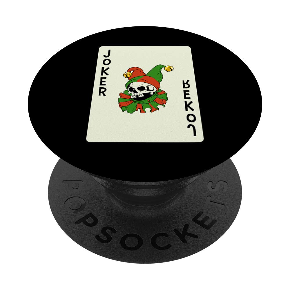 Funny Playing Cards Gambling Joker Card Lucky Casino PopSockets Swappable PopGrip