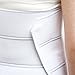 MediChoice Abdominal Binder, Universal, Tri-Panel, Knit Elastic, Hook And Loop Closure, 10 Inch Wide, Stretches To Fit 26 To 50 Inches (Each of 1)