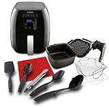 NuWave Brio Digital Air Fryer with 5-Piece Utensil Set