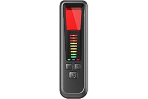 RoamRover Hidden Camera Detector (RF Scan + Red-Lens), Bluetooth/GPS Tracker & Audio Bug Finder, Door-Handle Vibration Alarm, Mini TSA-Compliant 3-Button Privacy Tool for Hotel, Airbnb, Travel & Home
