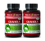 Bowel detox - GRAVIOLA EXTRACT 650 Mg - Graviola detox - 2 Bottles 200 Capsules