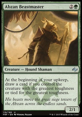 Magic: the Gathering - Abzan Beastmaster (119/185) - Fate Reforged