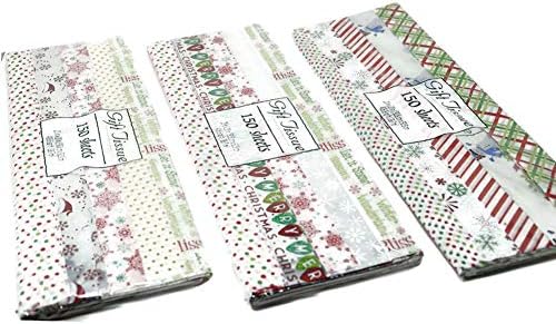 Christmas Gift Tissue Paper 150 Sheet Assortment
