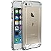 iPhone SE Case, iPhone 5S Case, iPhone 5 Case, POETIC Affinity Series Premium Thin/No Bulk/Slim fit/Clear/Dual Material Protective Bumper Case for Apple iPhone SE Frosted Clear/Clear