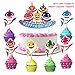 Bolove Shark Birthday Cake Topper, Shark Theme Party Kids Birthday Party Supplies Decorations