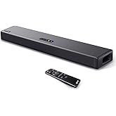OXS S3 Sound Bars for TV, Home Theater Audio with Dynamic Bass, 3D Surround Sound System TV Sound Bar, TV Speakers, Bluetooth 5.0/Aux/Optical/Coaxial, 80-Watt, 3Eqs, Wall Mountable, Black