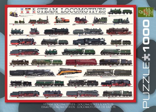 Steam Locomotives 1000-Piece Puzzle