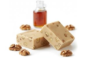 June Street Market Gourmet Sugar Free Fudge, Made with Real Butter, 6 oz. (Maple Walnut)