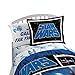 Star Wars Classic Logo Twin/Full Comforter - Super Soft Kids Reversible Bedding features Darth Vader - Fade Resistant Polyester Includes 1 Bonus Sham (Official Star Wars Product)