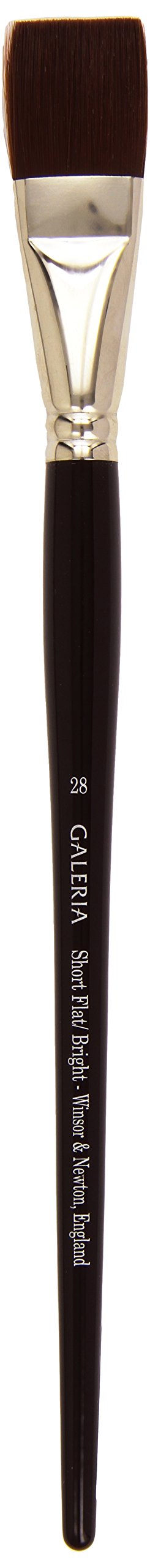 Winsor & Newton Size 28 Galeria Long Handle Short Flat Brush