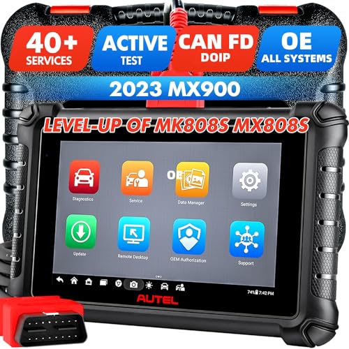 Autel MaxiCheck MX900 OBD2 Scanner, 2023 Android 11 Bidirectional Scan ...