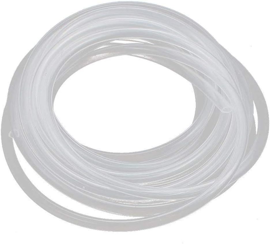 Yesallwas Silicone Tube 4mm x 6mm 5m Flexible Rubber Hose Water Air Pump