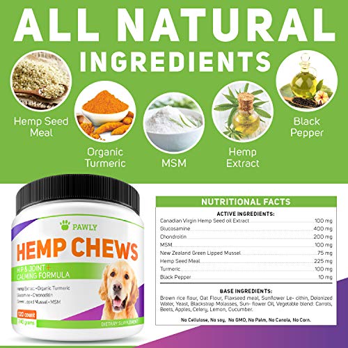 pawly hemp chews