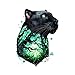 WYUEN 12 PCS/lot Wolf Temporary Tattoo Sticker for Women Men Fashion Body Art Adults Waterproof Hand Fake Tatoo 9.8X6cm FW12-01 (Wolf1)