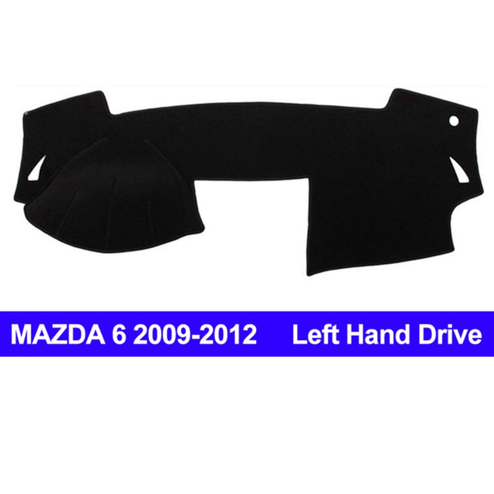 AUCD Car Dashboard Cover Dash Mat for Mazda 6 2009 2010 2011 2012 Non-Slip Sun Shade Automobile Dash Mat Pad Carpet Anti-UV
